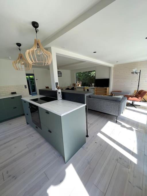 Modern Beach House For 12 Pers! With Jacuzzi Julianadorp Exterior foto